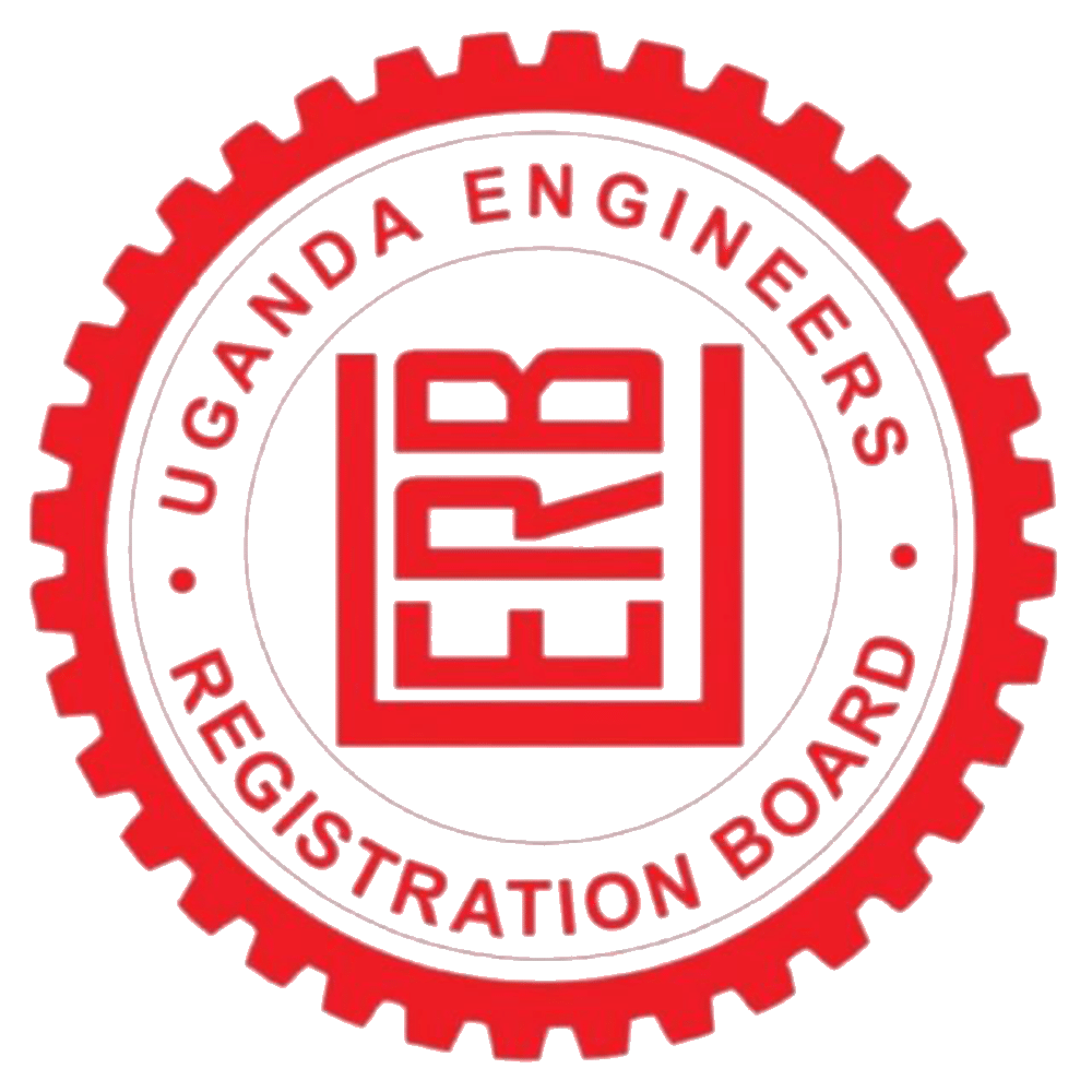 Uganda Engineers Registration Board seal.
