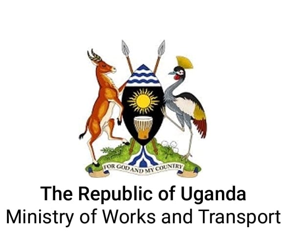 Republic of Uganda · Ministry of Works and Transport emblem.