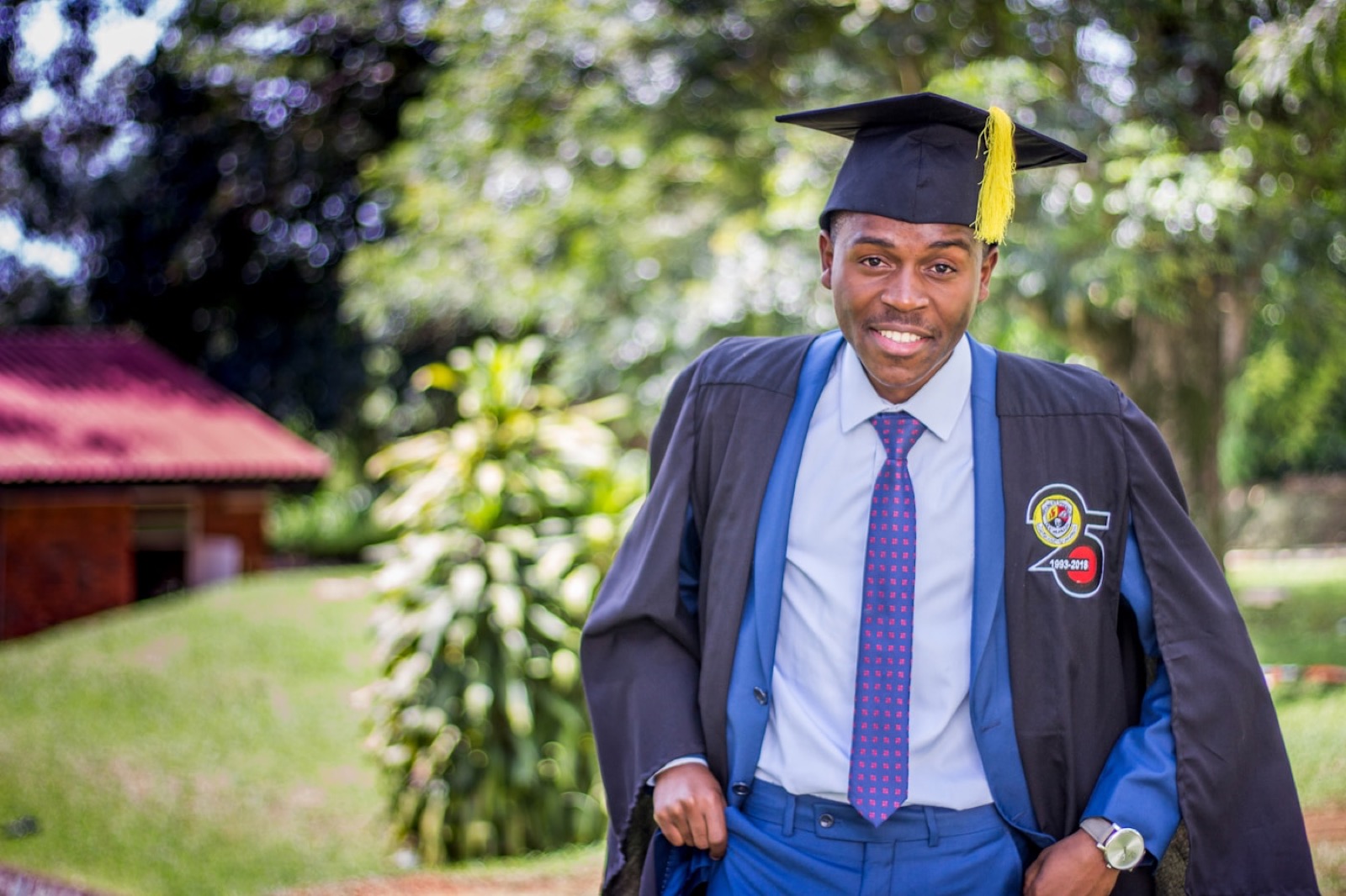 A recent Ugandan engineering graduate.
