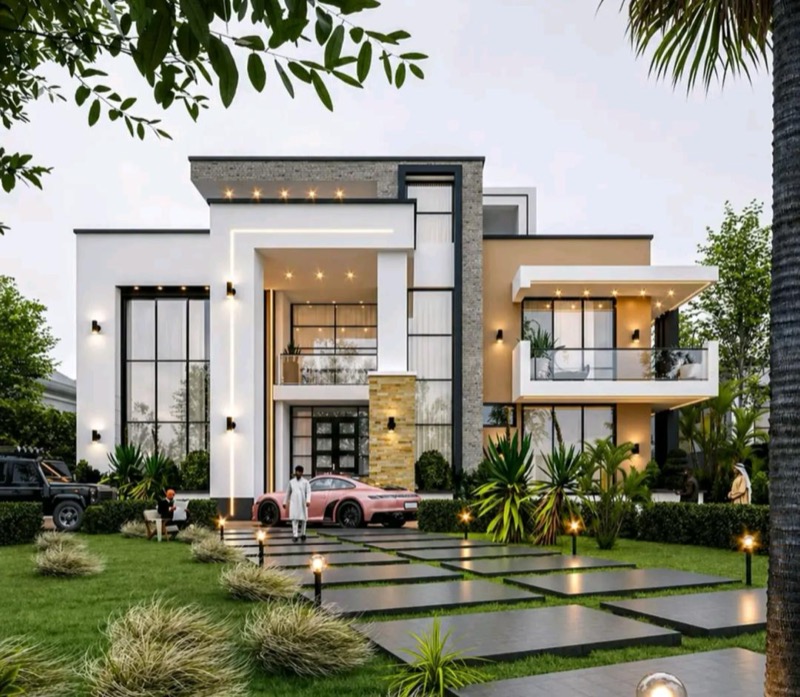Contemporary Flat-Roof Villa, view 1