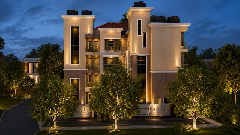 Urban Apartment Block, view 2