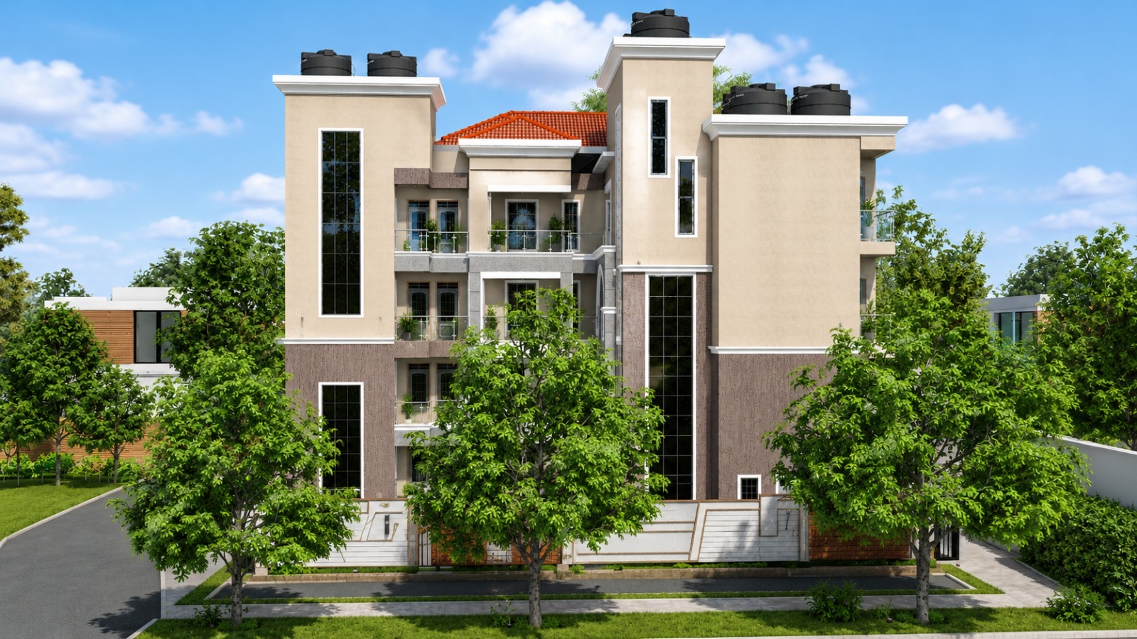 Urban Apartment Block